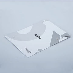 Aisbo Housewife Pillowcases 2 Pack - Light Grey Standard Pillow Case Set of 2, Soft Pair of Microfiber Plain Pillow Cover 50x75 cm with Envelope Closure