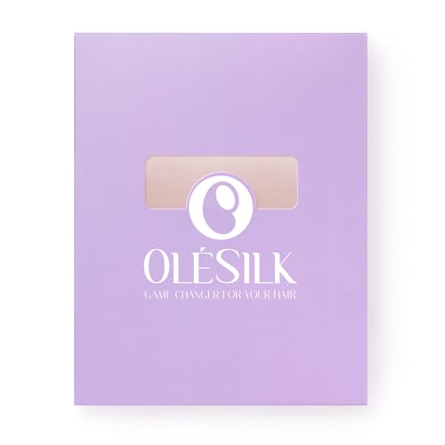 OLESILK 100% Silk Pillowcase for Hair and Skin, Both Sides 16 Momme Real Natural Mulberry Silk, with Hidden Zipper and Gift Box, 1pc, Peach Pink, 50x75cm