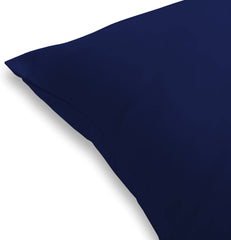 Aspire Homeware Pillow Cases 2 Pack – 100% Brushed Microfiber Navy Pillowcases Super Soft Envelope Closure Pillow Cover (50x75cm)