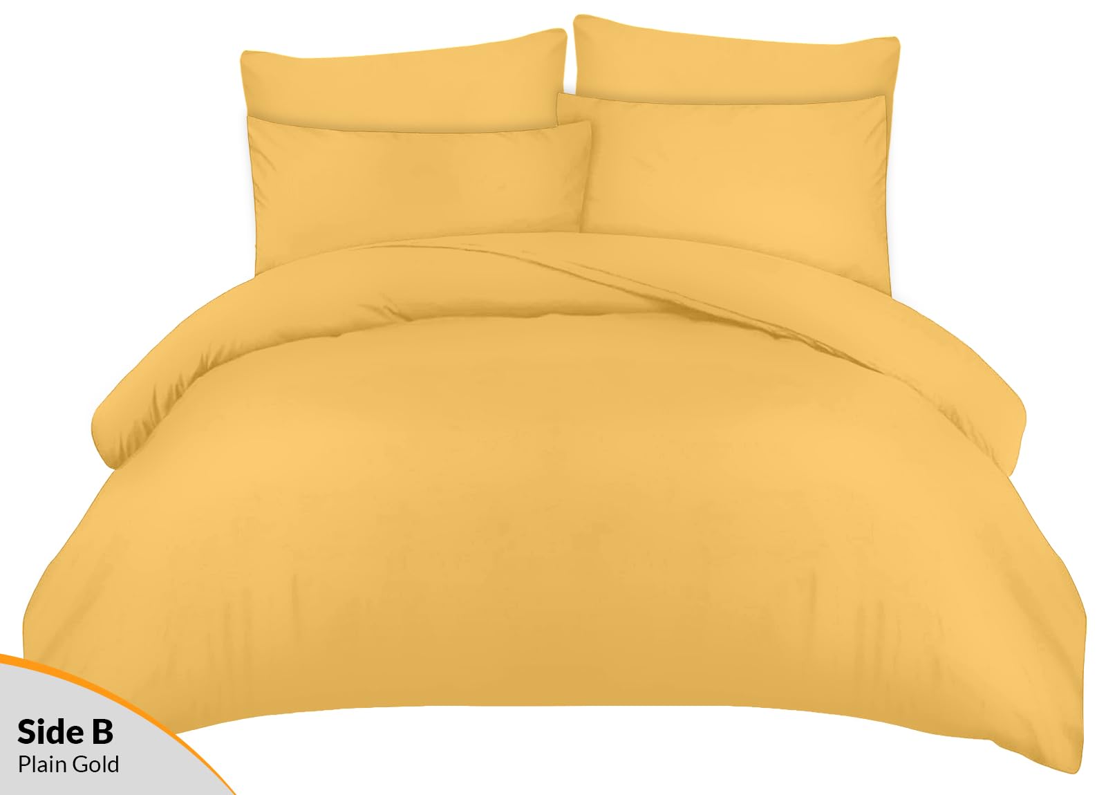 Pamposh King Size Duvet Cover Sets Reversible Bedding 3 Pcs With Zipper Closure Ultra Soft Anti Allergic Non Iron Luxury Microfiber (Black, King (220 x 230 cm))