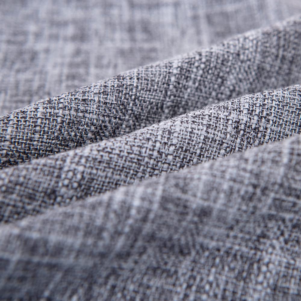 GONOVE Cushion Cover, 4 Pack 45×45cm Linen Cotton Pillowcase Vintage Style Square Throw Pillow Covers Decorative Cushion Covers for Sofa, Couch, Bed, Bench