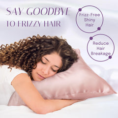 OLESILK 100% Silk Pillowcase for Hair and Skin, Both Sides 16 Momme Real Natural Mulberry Silk, with Hidden Zipper and Gift Box, 1pc, Peach Pink, 50x75cm