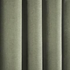 Fusion - Green Curtains W66 x L72" (168 x 183cm) - 2x Panels - Eyelet Curtains in Sage Green - Thermal Curtains for Bedroom/Living Room - Sage Curtains & Drapes - Door Curtains - Strata Collection