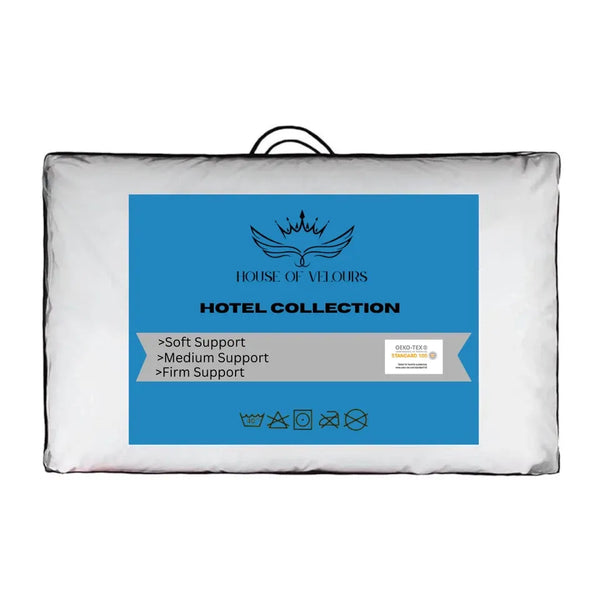House of Velours® Home Pillows 1,2,4,6,8 Pack Hotel Quality Side Sleeper Bounce