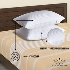 House of Velours® Home Pillows 1,2,4,6,8 Pack Hotel Quality Side Sleeper Bounce