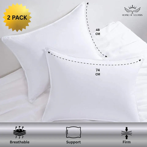 Home Duck And Down Feather Bolster Pillow Cushion Pad Inner Insert