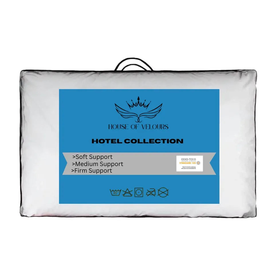 House of Velours® Home Pillows 1,2,4,6,8 Pack Hotel Quality Side Sleeper Bounce